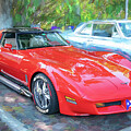 1981 Red C3 Chevrolet Corvette X123 by Rich Franco