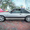 1989 Silver Ford Mustang LX 5.0 Hatchback X110 by Rich Franco
