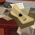 Guitar and Newspaper #2 by Juan Gris