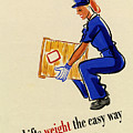 Jenny on the Job Lifts Weight the Easy Way by Patriot Posters