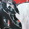 Kissing in the Rain Painting by Roxy Rich Kissing in the Rain Painting by Roxy Rich