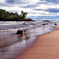 Lake Superior Shoreline Photograph by Phil Perkins Lake Superior Shoreline Photograph by Phil Perkins