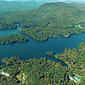 Lake Toxaway North Carolina Aerial View #2 Photograph by David Oppenheimer