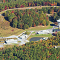 Pisgah Astronomical Research Institute PARI Radio Satellite Dish Array Aerial View #2 by David Oppenheimer