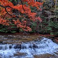 Quarry Rock Falls in the Fall Photograph by Brad Nellis Quarry Rock Falls in the Fall Photograph by Brad Nellis