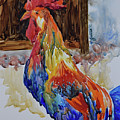 Rooster Painting by Jyotika Shroff Rooster Painting by Jyotika Shroff
