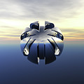 Unidentified Flying Object Digital Art by Phil Perkins Unidentified Flying Object Digital Art by Phil Perkins