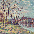 View of Moret 1889 #2 by Alfred Sisley