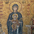 Virgin Mary and infant Christ child #2 Photograph by Steve Estvanik
