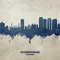 Birmingham Alabama Skyline Digital Art by Michael Tompsett Birmingham Alabama Skyline Digital Art by Michael Tompsett