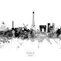Paris France Skyline Digital Art by Michael Tompsett Paris France Skyline Digital Art by Michael Tompsett