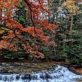 Quarry Rock Falls in the Fall Photograph by Brad Nellis Quarry Rock Falls in the Fall Photograph by Brad Nellis