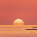 Sunset Over the Sea #3 by Mirko Chessari