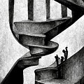 Interpretation of Escher's Infinite Stairs Digital Art by Sabantha Interpretation of Escher's Infinite Stairs Digital Art by Sabantha