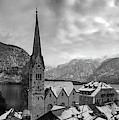 Winter in Hallstatt #5 Photograph by Robert Grac
