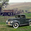 1940 Ford Pickup At The Old Homestead Photograph by Ron Long 1940 Ford Pickup At The Old Homestead Photograph by Ron Long