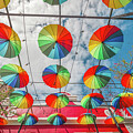 Famous Umbrella Street in Puerto Plata Dominican Republic #5 by Peter Ciro