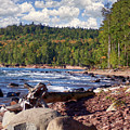 Lake Superior Shoreline Photograph by Phil Perkins Lake Superior Shoreline Photograph by Phil Perkins