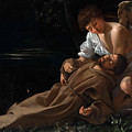 Saint Francis of Assisi in Ecstasy by Caravaggio Saint Francis of Assisi in Ecstasy by Caravaggio