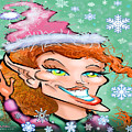 Christmas Elf Digital Art by Kevin Middleton Christmas Elf Digital Art by Kevin Middleton