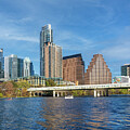 Cityscape of apartments and offices  in downtown Austin Texas #6 by Steven Heap