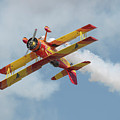 Red and Yellow Airplane Photograph by Carolyn Hutchins Red and Yellow Airplane Photograph by Carolyn Hutchins
