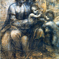 The Virgin and Child with St. Anne  #6 by Leonardo da Vinci