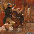 The Studio Painting by Winslow Homer The Studio Painting by Winslow Homer