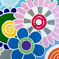 9 Blooms Painting by Beth Ann Scott 9 Blooms Painting by Beth Ann Scott