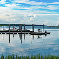 Hilton Head Island South Carolina Boat Dock Marina by Dave Morgan