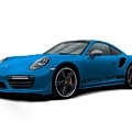 911 Turbo S Blue Digital Art by Moospeed Art 911 Turbo S Blue Digital Art by Moospeed Art
