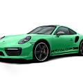 911 Turbo S Green Digital Art by Moospeed Art 911 Turbo S Green Digital Art by Moospeed Art