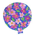 A Balloon with Flowers Mixed Media by Lisa Neuman A Balloon with Flowers Mixed Media by Lisa Neuman