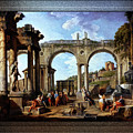A Capriccio Of Roman Ruins and the Arch of Constantine by Giovanni Paolo Pannini Classical Art Painting by Rolando Burbon A Capriccio Of Roman Ruins and the Arch of Constantine by Giovanni Paolo Pannini Classical Art Painting by Rolando Burbon