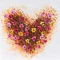 A Daisy Heart Painting by Amanda Dagg A Daisy Heart Painting by Amanda Dagg