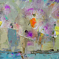 A Day For Umbrella Gathering Painting by Lisa Kaiser A Day For Umbrella Gathering Painting by Lisa Kaiser
