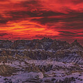 A December Evening in the Badlands Photograph by Mountain Dreams