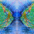 A Fishy Abstract Drawing by Rosanne Licciardi