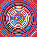 A Generative Radical Spiral Five by Coded Images