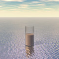 A Glass of Sand Digital Art by Phil Perkins A Glass of Sand Digital Art by Phil Perkins