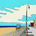 A Long Beach Morning Painting by Mike Stanko A Long Beach Morning Painting by Mike Stanko