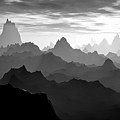 A Long Hike Digital Art by Phil Perkins A Long Hike Digital Art by Phil Perkins