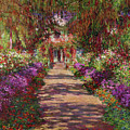 A Pathway in Monet's Garden Painting by Claude Monet A Pathway in Monet's Garden Painting by Claude Monet