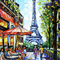 A spring day in Paris by Mirek Kuzniar