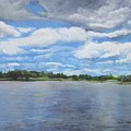 A View on the Maurice River Painting by Paula Pagliughi A View on the Maurice River Painting by Paula Pagliughi