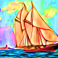 A Wind at My Sails - Abstract Digital Art by Ronald Mills A Wind at My Sails - Abstract Digital Art by Ronald Mills