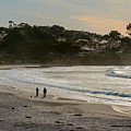 A Winter's Walk Along the Beach by Derek Dean