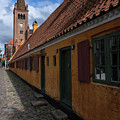 A yellow street in Copenhagen by Anges Van der Logt
