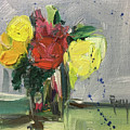 Abstract Bunch Painting by Roxy Rich Abstract Bunch Painting by Roxy Rich