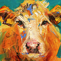 Abstract Cow Moo by Diane Whitehead